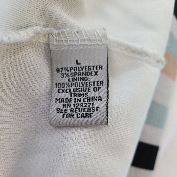 J for Justify Women's Dress Grated Multicolor Cap Sleeves Earth Tones Blouson - Picture 7 of 11